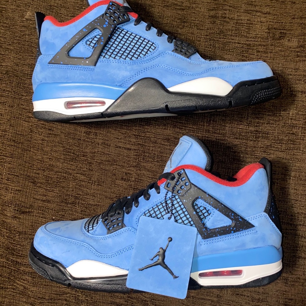 Travis Scott Jordan 4 Retro Cactus Jack Sz 10.5